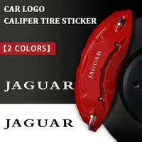 Car Caliper Sticker for Jaguar JS XE XF XK XJR RACING R S SV XFR XJL XEL Heat Resistance Tire Brake Cover Vinyl Film Body Decals