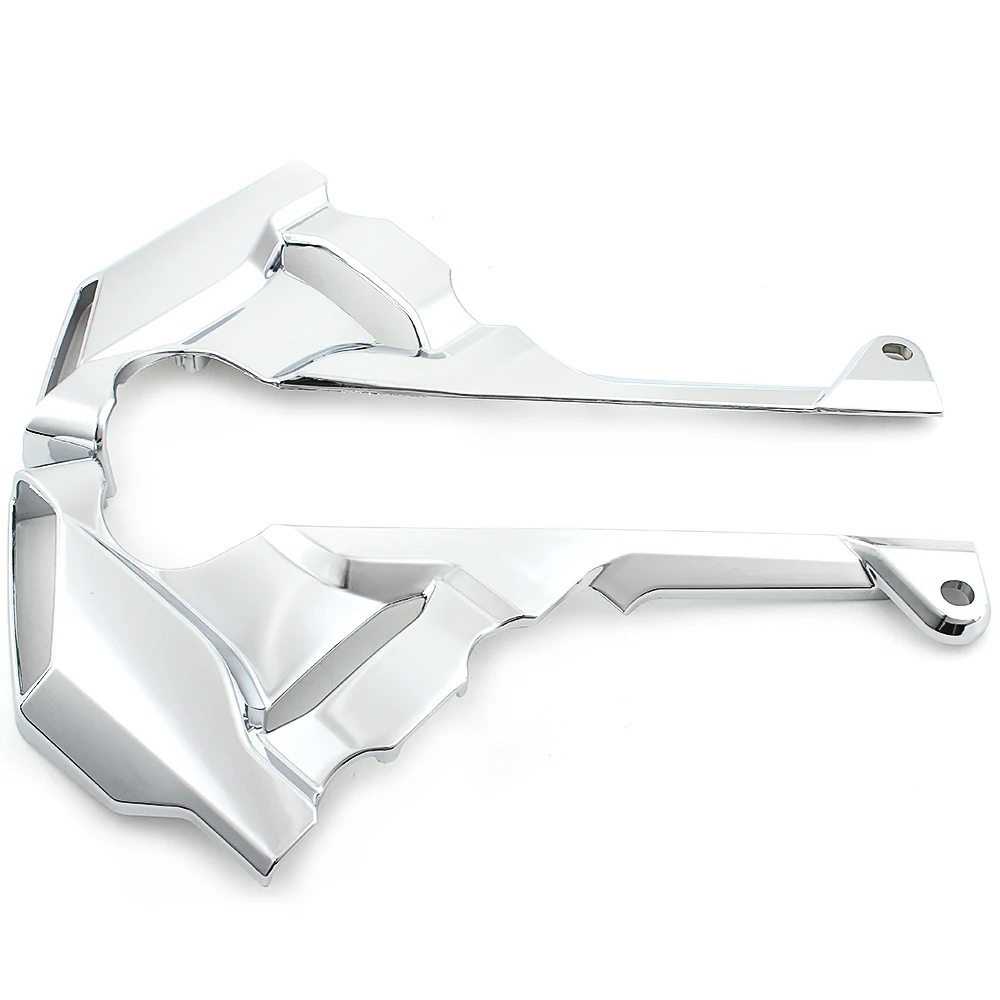1 Pair Front Caliper Covers ABS Plastic Chrome For Honda Goldwing GL1800 Tour DCT 2018-up Motorcycle Part