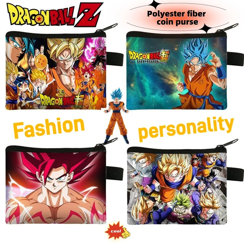 

Dragon Ball Goku Coin Purse Cute Cartoon Fashionable Personalized Kawaii Simple Key Coin Storage Bag Birthday Gift for Friends