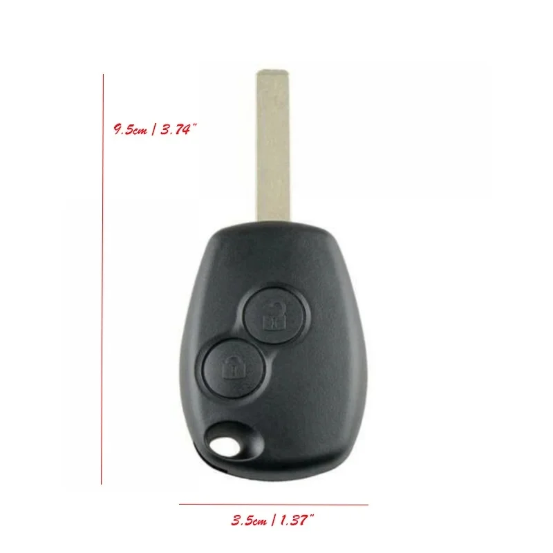 2 Buttons Remote Key Shell Case Fob Cover For Renault for Modus for Clio 3 for Twingo for Kangoo