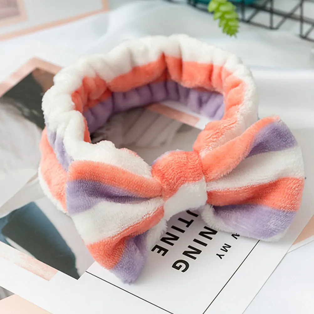 

6Pcs Elastic Hair Bands for Women Soft Stretchy Spa Headbands for Makeup Face Washing Yoga Shower Towel Wrap Headband Gift