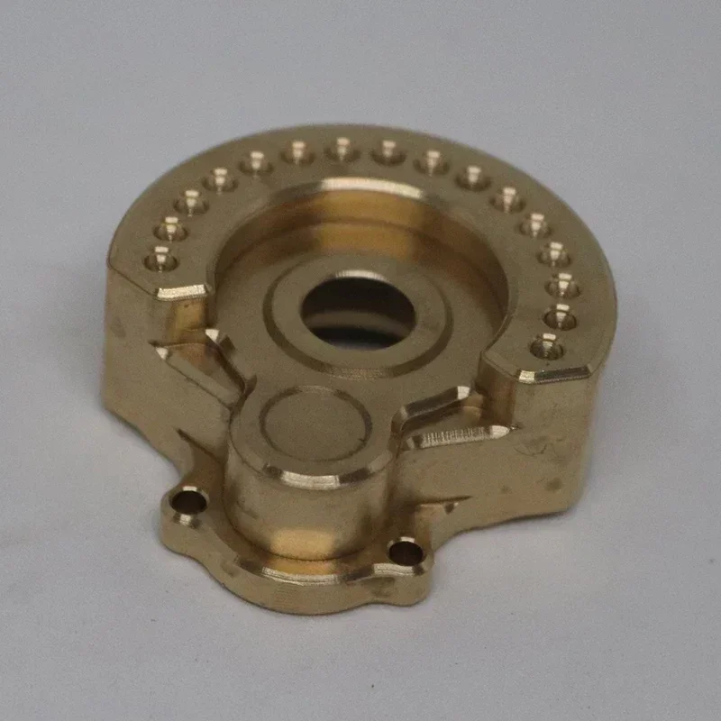 Contrapeso de latón y Metal de alta resistencia, bloque de dirección, nudillo de rueda, eje, peso de equilibrio para 1/10 Trxs TRX4 RC Crawler