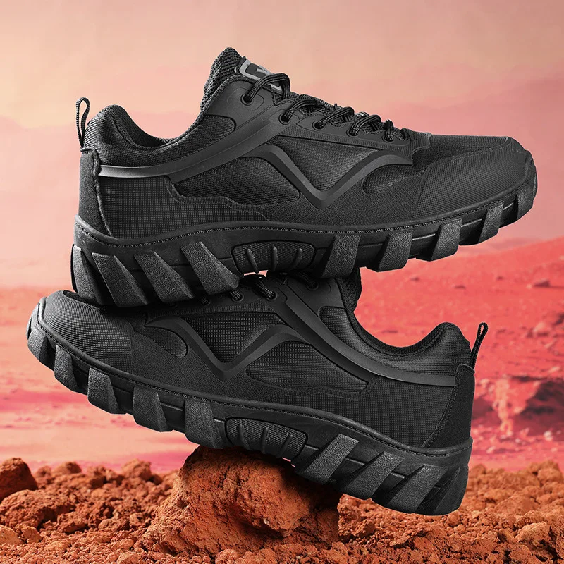 Men Hiking Sneakers Four Season No-slip Comfort Outdoor Casual Walking Shoes Fashion Versatile Youth Sports Men Running Shoes