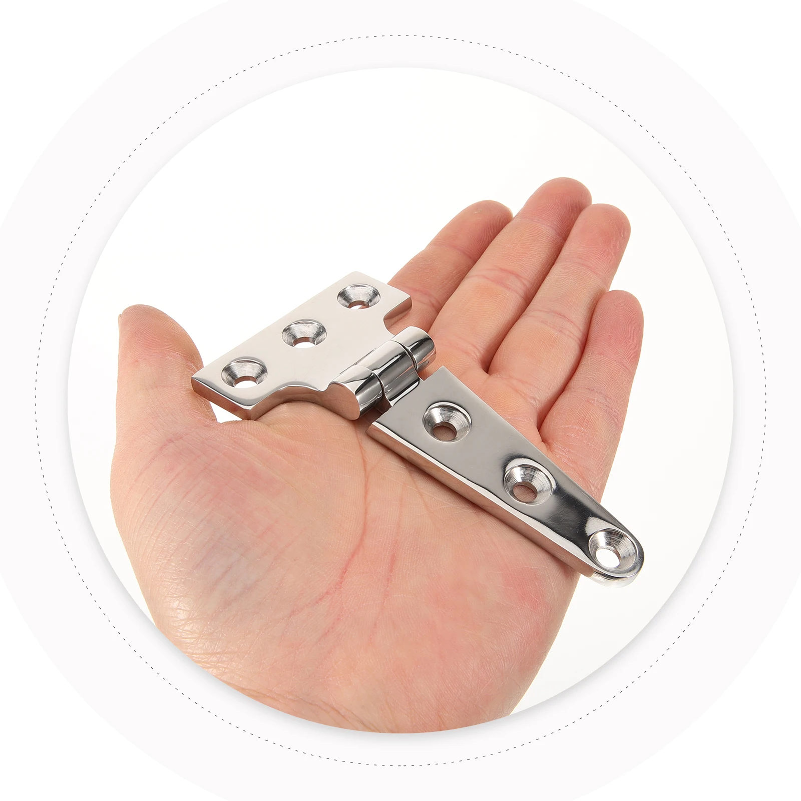 

Heavy Duty Stainless Steel T-Strap Galvanized Rust Resistant Barn Door Gate Hinge For Outdoor Wooden Fences Yard Doors Shed