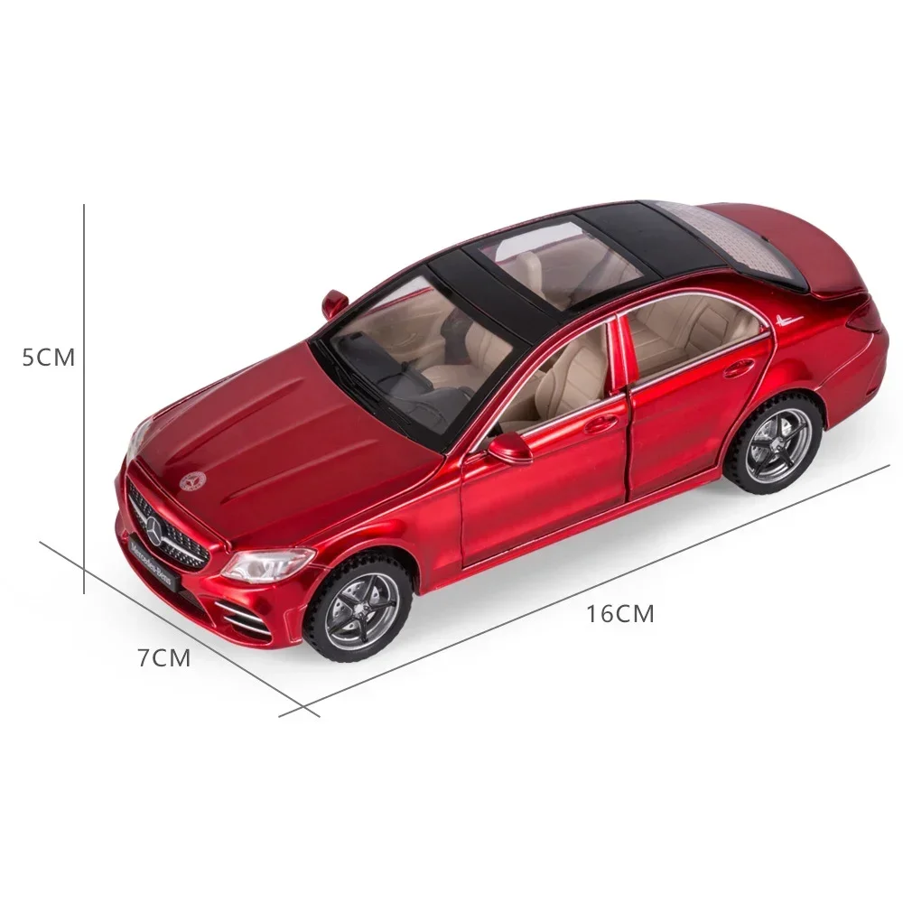 1:32 Benz C260L Diecast Scale Alloy Pull Back Car Collectable Toy Gifts for Children diecasts & toy vehicles Gifts Recommended