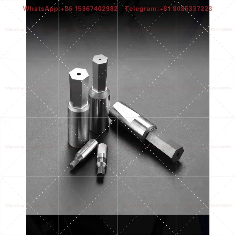 CNC High Speed Steel With Coated Hexagon Rotary Broach Punch Bit Punching Tool Holder Rotated Blanking Cutter Coating Alloy Head