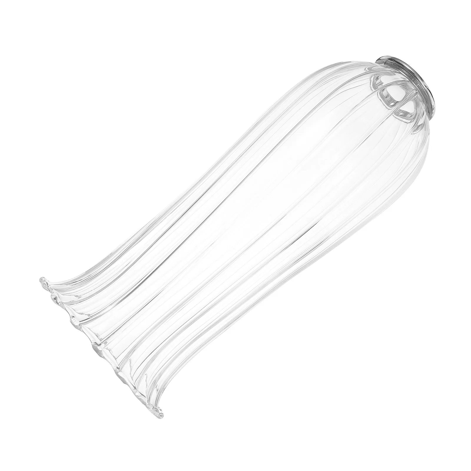 Crystal Holder Lampshade Clear Glass Transparent Dual for Wedding Decor Candlelight Dinner and Home