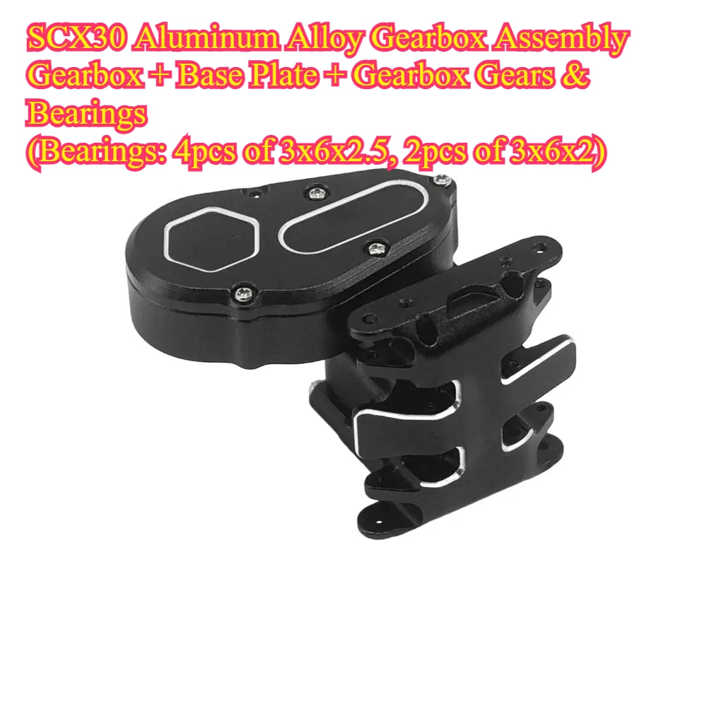 RC Crawler Aluminum Gearbox Assembly For Axial SCX30 1/30 Scale customizable size Modification Upgrade Decor Accessories