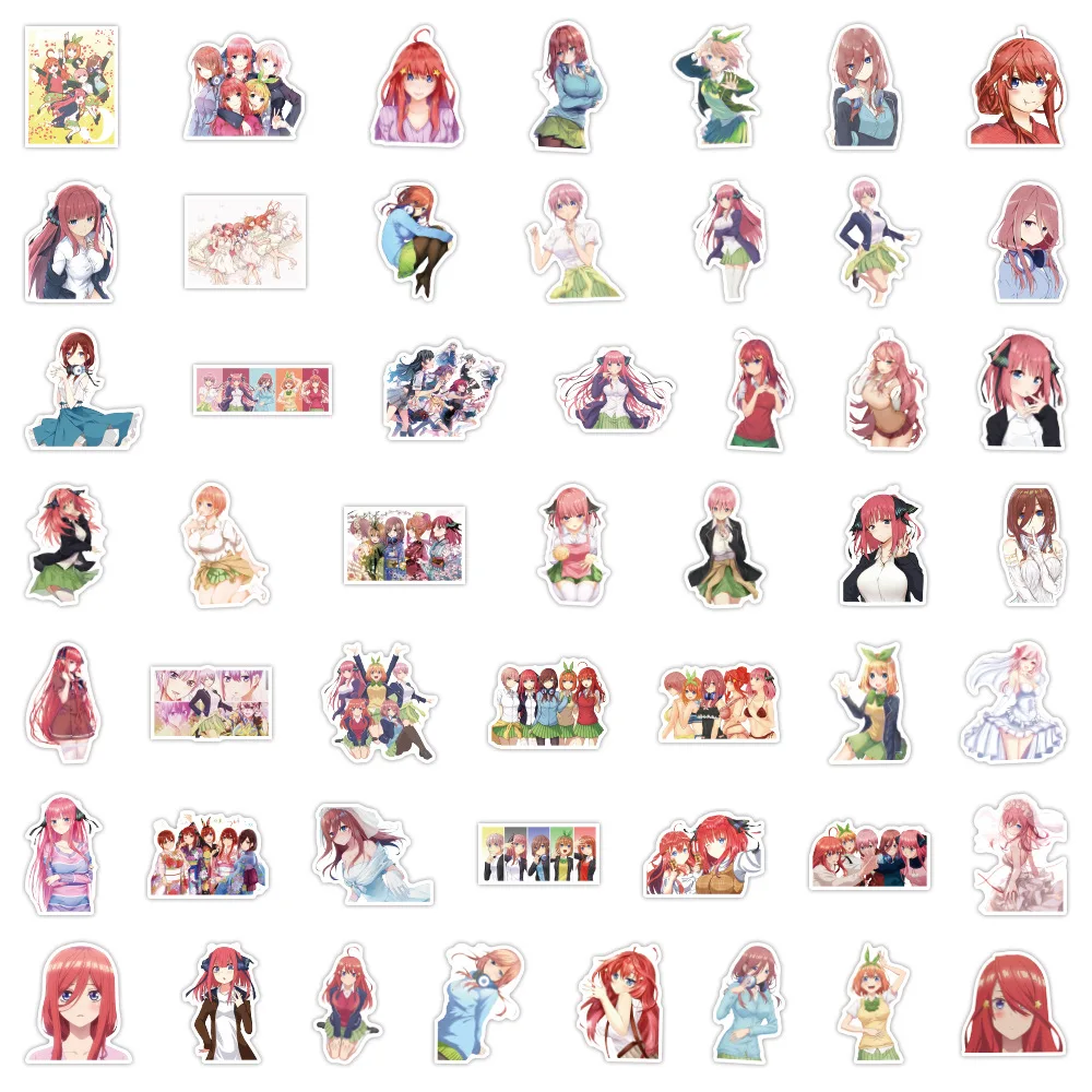 10/30/50 Stuks Anime De Typische Vijfling Cartoon Schattige Graffiti Stickers Decoratie Laptop Tablet Waterdichte Sticker