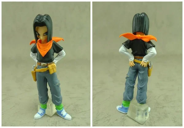 

Экшн-фигурка BANDAI Dragon Ball, HG Gacha4 Bomb, Android 17, новая модель игрушки без принта