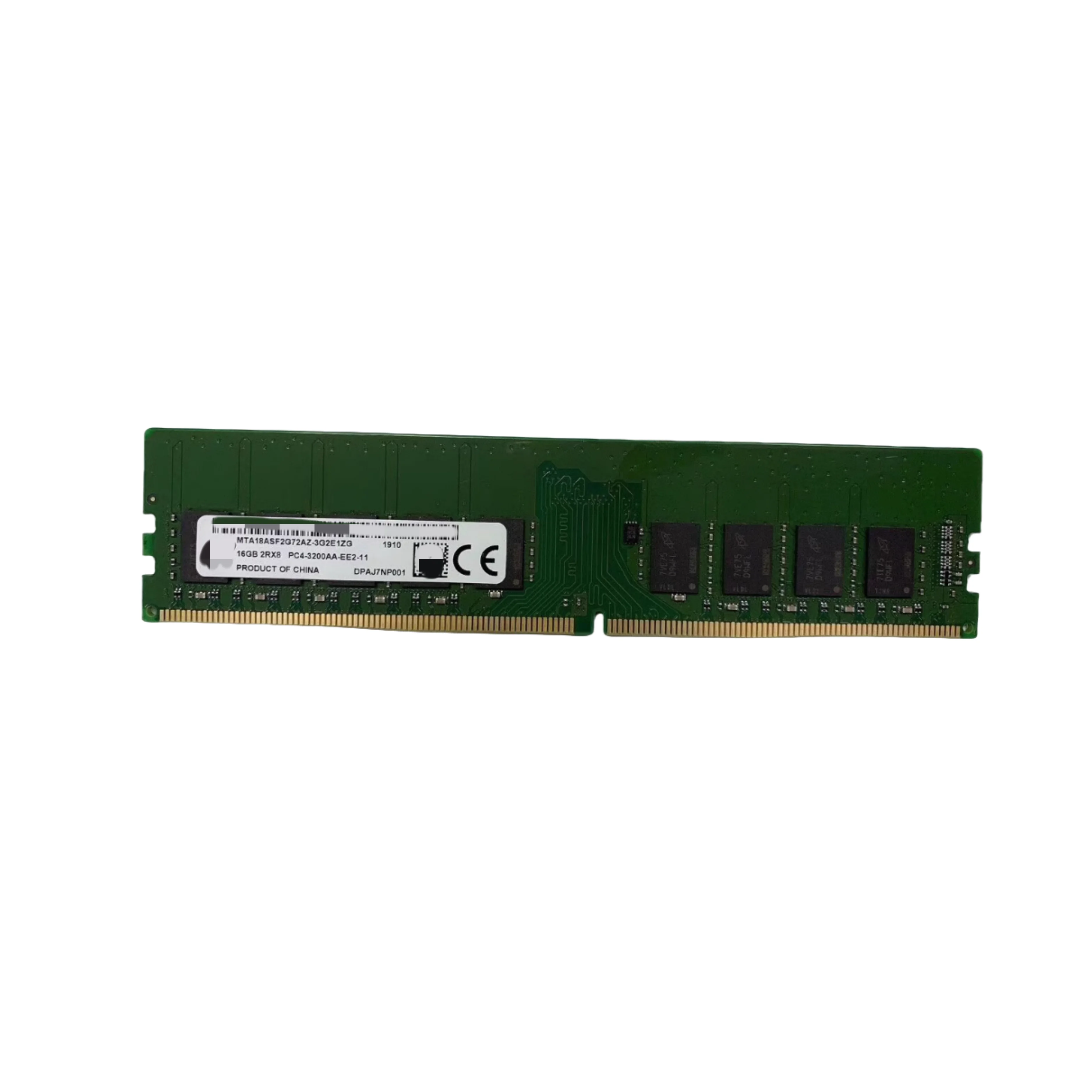 

MTA18ASF2G72AZ-3G2E1ZG 16G 2RX8 PC4-3200AA-EE