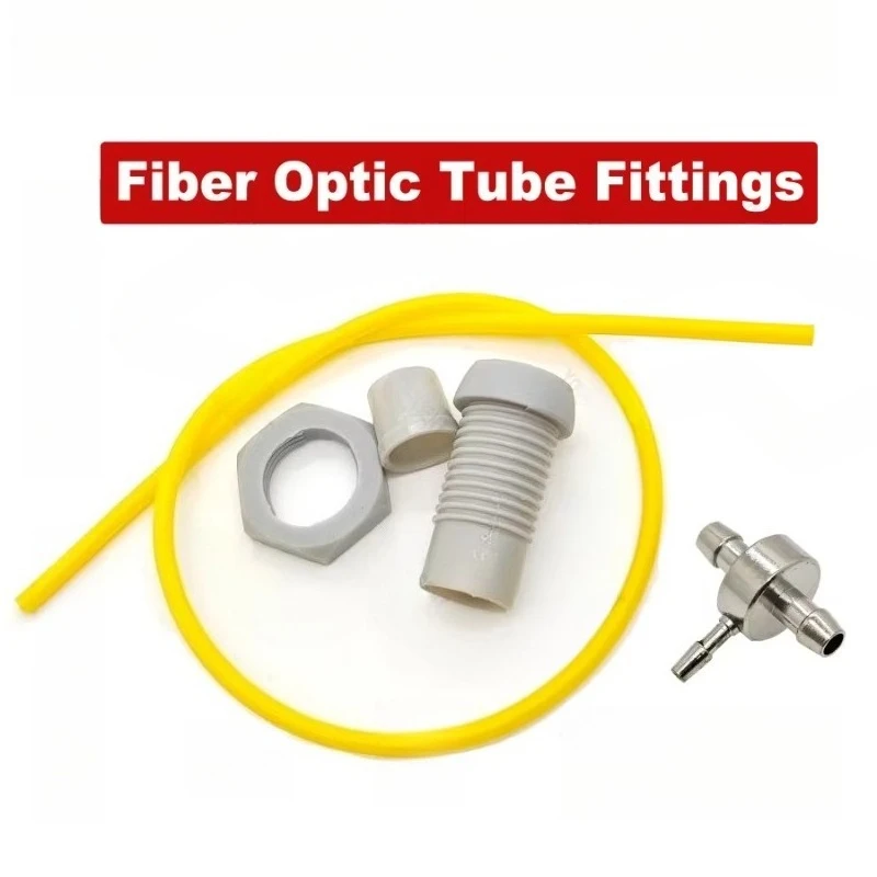 Professional Lab Silicone Hose Tubing Fiber Optic 6 Hole with Fitting for Air Turbine Motor/handpiece Lab Chair Accessories..