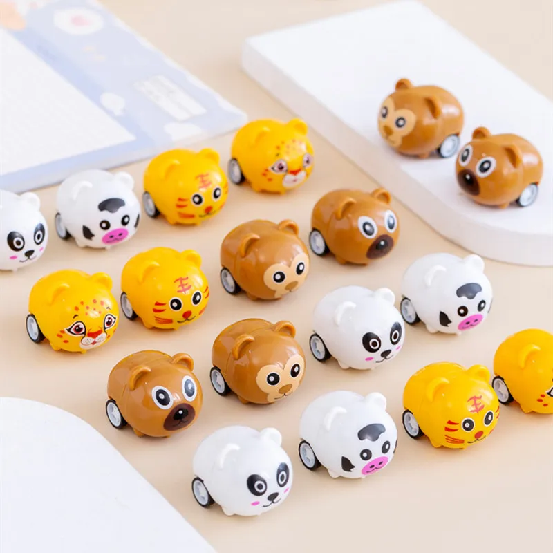 

20Pcs/Lot Cute Cartoon Animals Pull Back Car Kids Birthday Party Toys Baby Shower Guest Gift Christmas Souvenir Giveaway