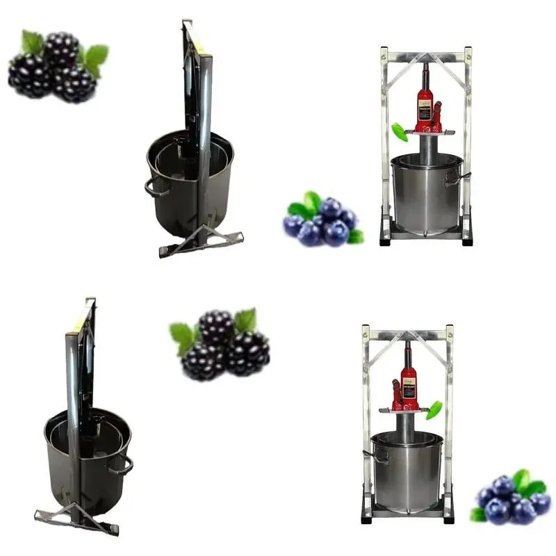 Stainless Steel Small Hydraulic Fruit Press for Honey and Juice Extraction