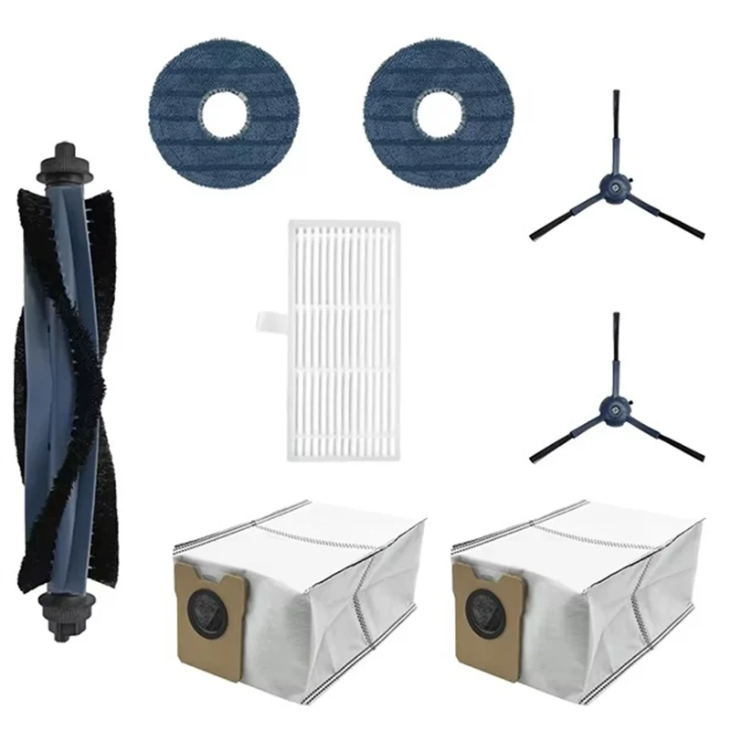 A24P para Eufy Omni C20 Robot repuestos de aspiradora limpiador cepillo lateral principal filtro paño de mopa bolsa de polvo Accesorios