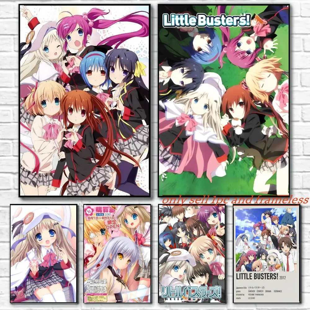 Retro Love Galgame Game L-Little Busters! Poster HD Poster Wall Art interior Hallway Home Decoration Holiday Gifts