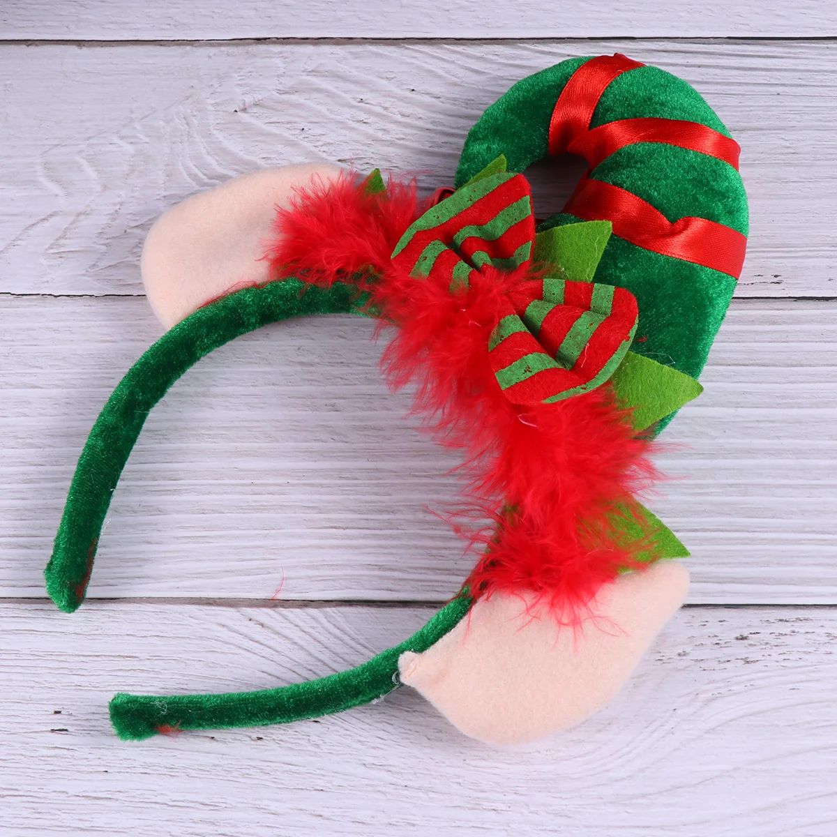 

2pcs Decorative Headband Christmas Brightly Colored Fabric Lightweight Holiday Party Costume Photo Booth Accessory