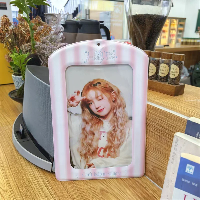 A4 Poster Portrait KPOP Idol Photo Card Card Holder Decorative Frame Book Bag Hanging Giant Postcard Card Storage Set