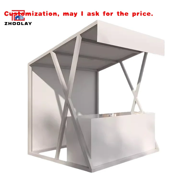 custom.Outdoor Steel Stand City Square Commercial Street Market Display Stand Foldable Metal Mobile Stall Stand