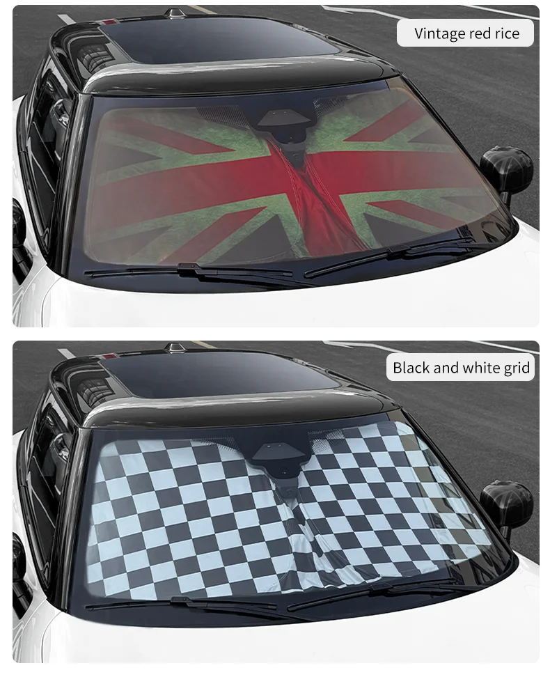 Auto Frontscheibe Sonnenschutz Abdeckung Blöcke UV Ray Reflektor Für Mini Cooper F56 F60 F65 F66 F55 R56 R60 J01 J05 Windschutzscheibe Sonnenschirm – Detail 15