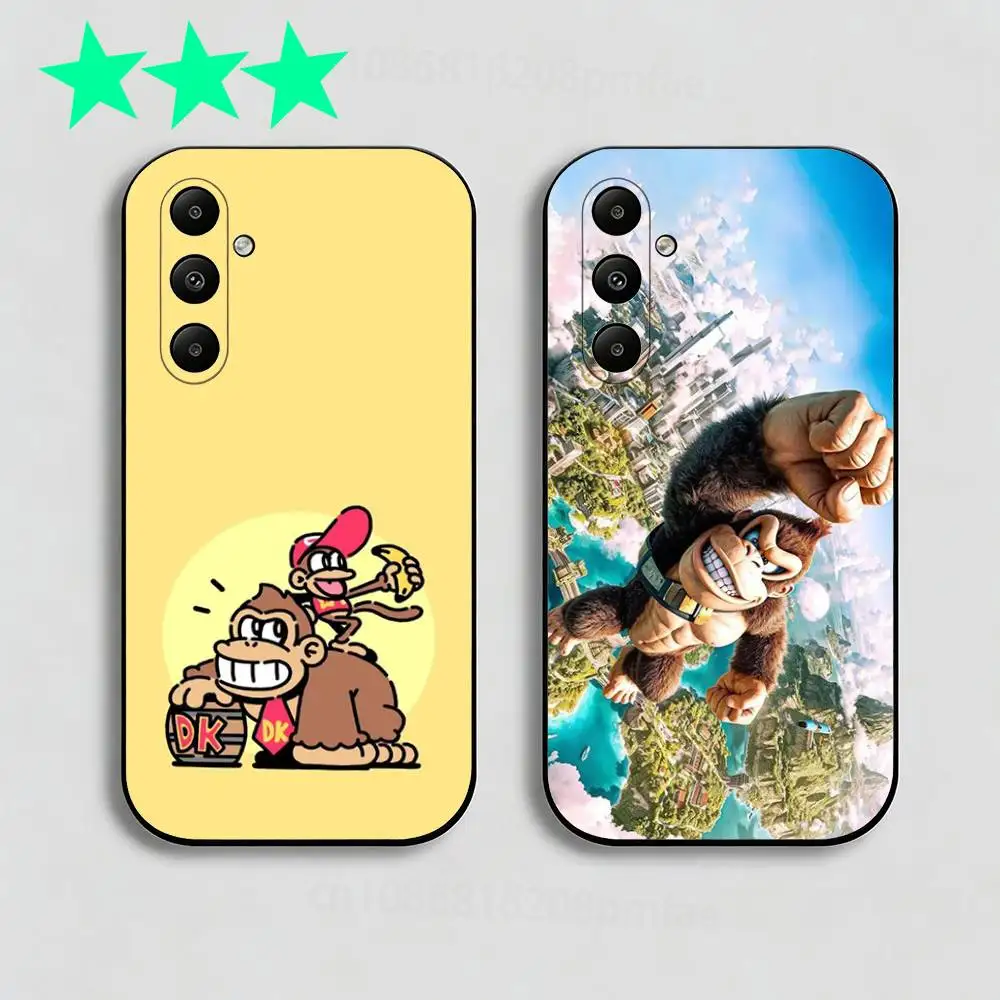 

Game D-Donkey Kong Monkey Phone Case For Samsung Galaxy A13,21s,22,31,32,40,52,71,A91 Soft Black Shell