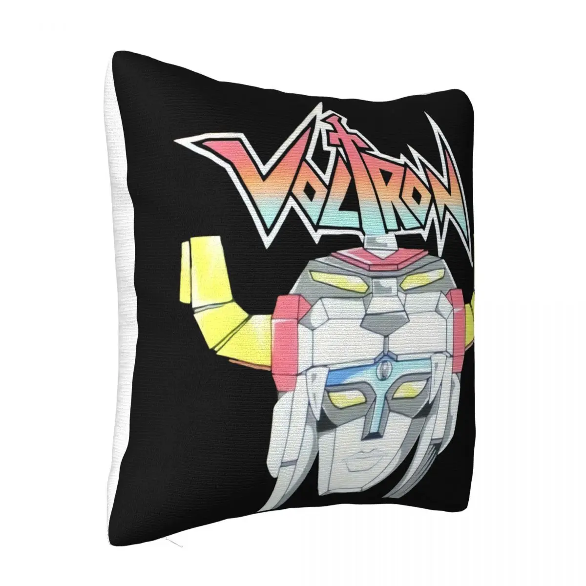 Voltron Cartoon Retro Swea Mens Black Retro Tv Show Mens Adult Women Men Pillow Case