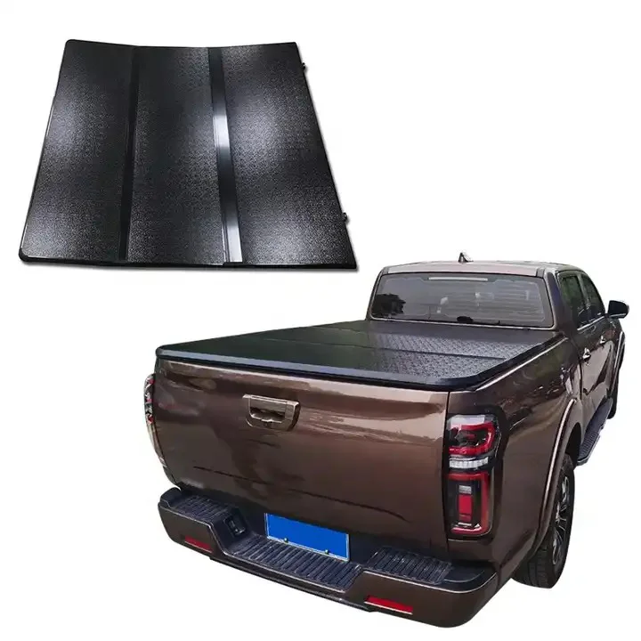 

Aluminium pickup truck bed covers fold tonneau covers for ford ranger f150 mazda bt-50 Hilux revo rocco Silverado Dodge Ram