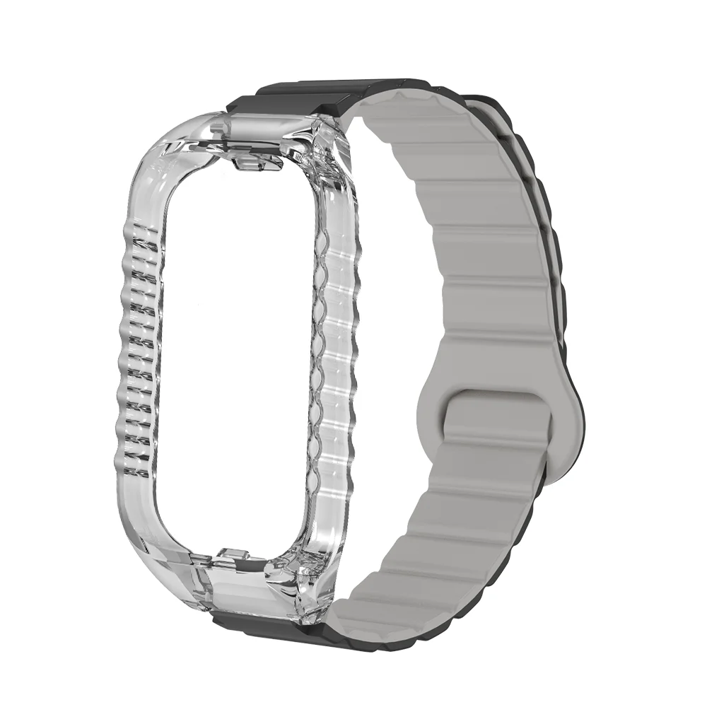 

12mm Magnetic Watch Strap For Redmi Watch 2 Smartwatch Band Stable Buckle Quick Release Lightweight Soft Silicone Band Man Woman
