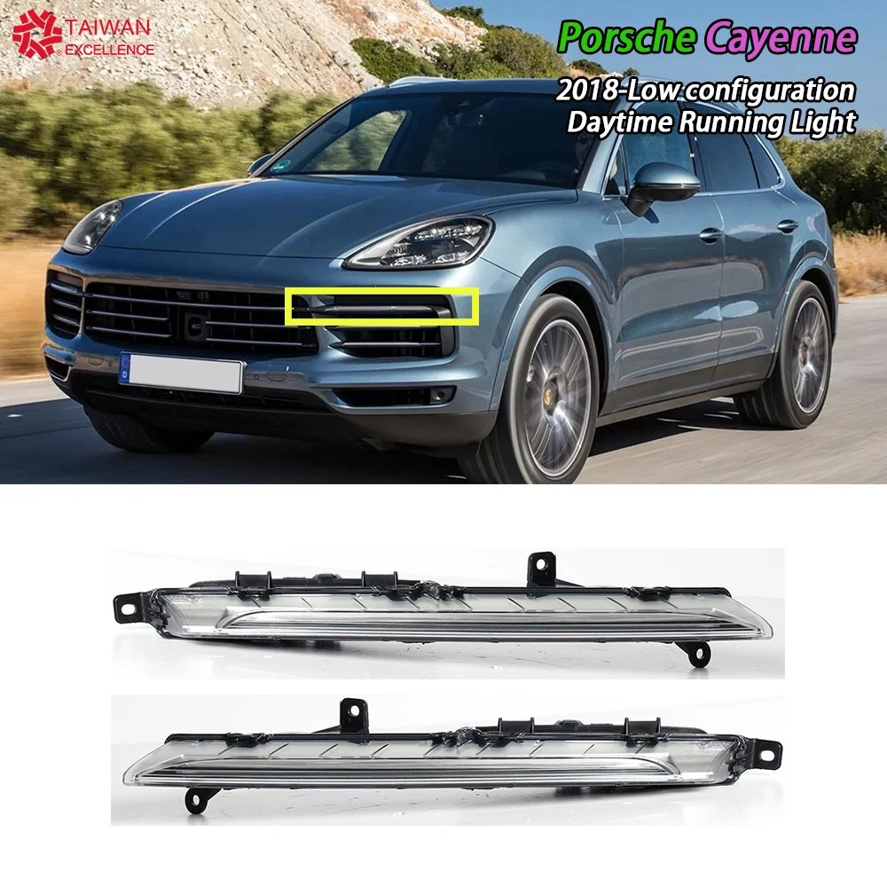 

For Porsche Cayenne 9Y0 OEM Style 2018-up years LED DRL Lights LED Daylight Running Lamp L:9Y0941181 R:9Y0941182