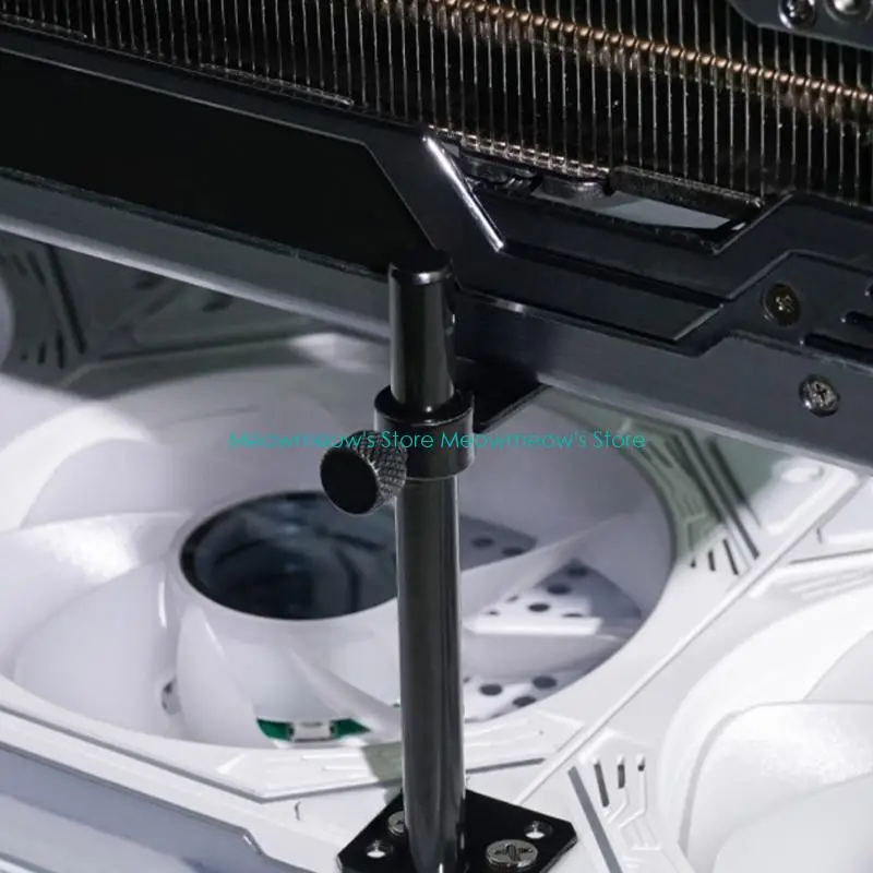 W91A 알루미늄 합금 그래픽 카드 지원 프레임 PC 케이스 비디오 카드 홀더