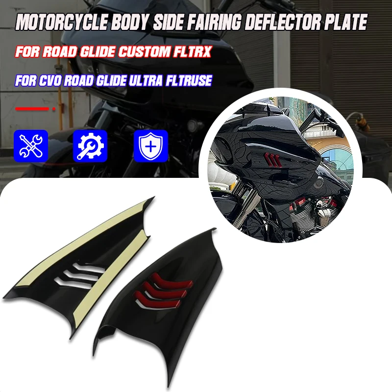 

Motorcycle Air Deflectors Fairing Wing Side Windshield Fairings For Road Glide Custom FLTRX Ultra FLTRU Special FLTRXS Limited