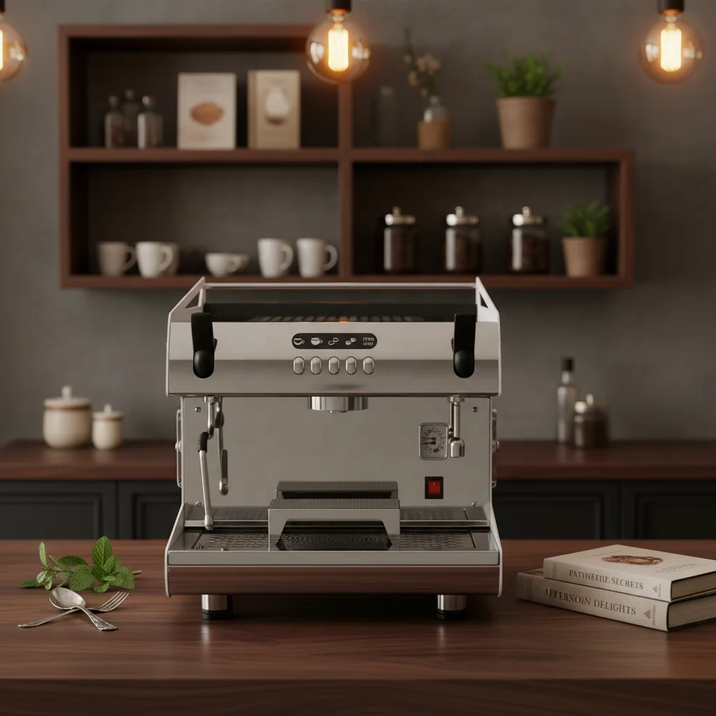 

Semi-Automatic 1 Group Espresso Machine MX-1 Commercial Coffee Maker with 7.5L Copper Boiler 2000W
