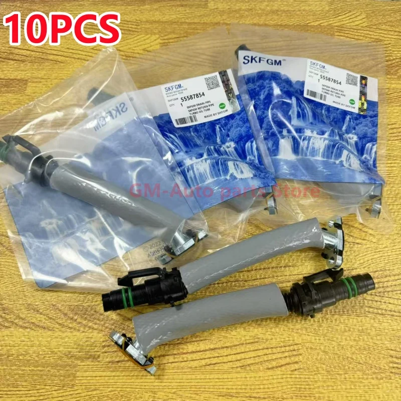 

10PCS For Vauxhall Astra J GTC OEM# 55587854 1.4L Petrol Turbocharger Oil Return Line Car Accessories