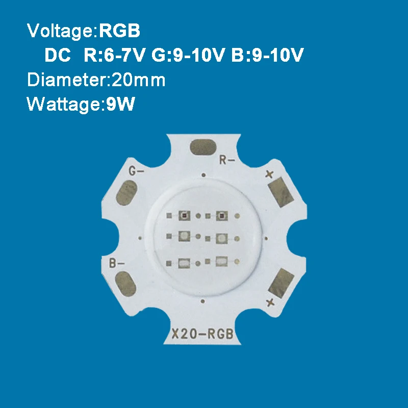 Wejście 260mA 3W - 12W oświetlenie COB dioda LED RGBW RGB + podłoże gwiazdowe