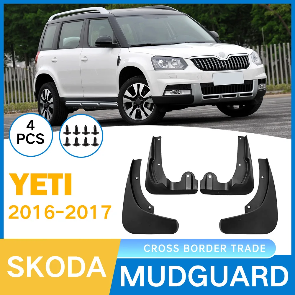 

Fenders For Skoda Yeti 2016-2017 car tire soft mudguard modification,Mudflaps Front Rear Flares Splash Guards Cover Car Accessor