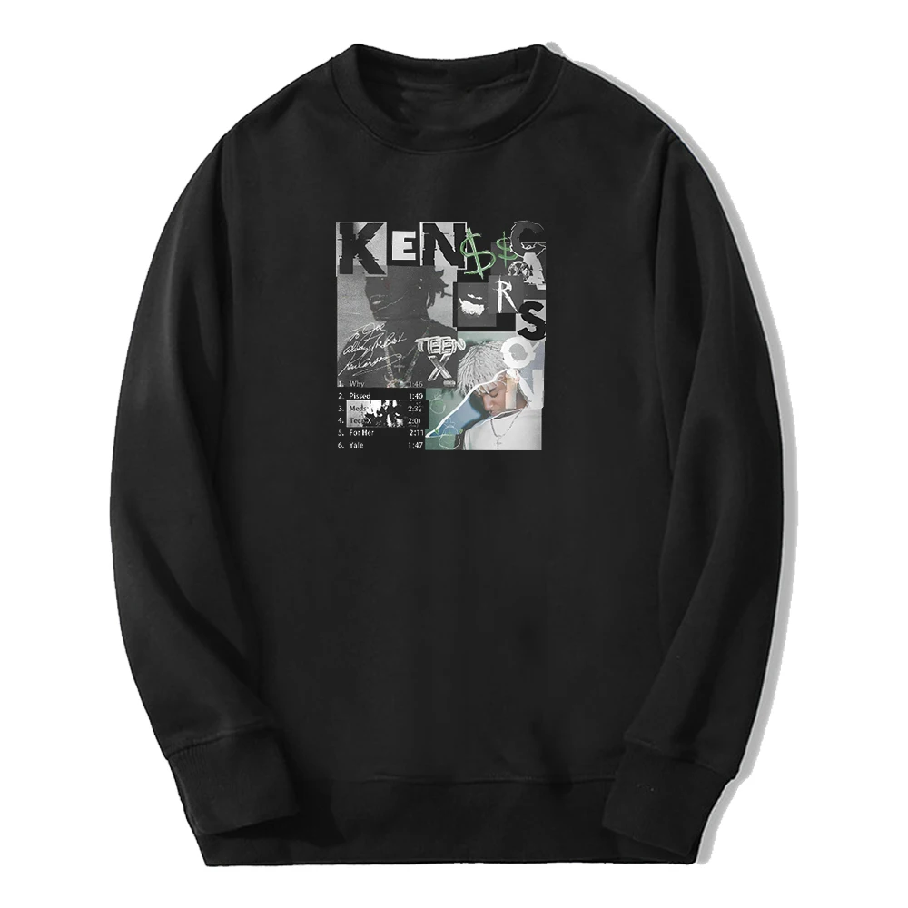 

Ken Carson Sweatshirt 2024 Tour Merch Unisex Crewneck Long Sleeve Streetwear Women Men Hip Hop Clothes