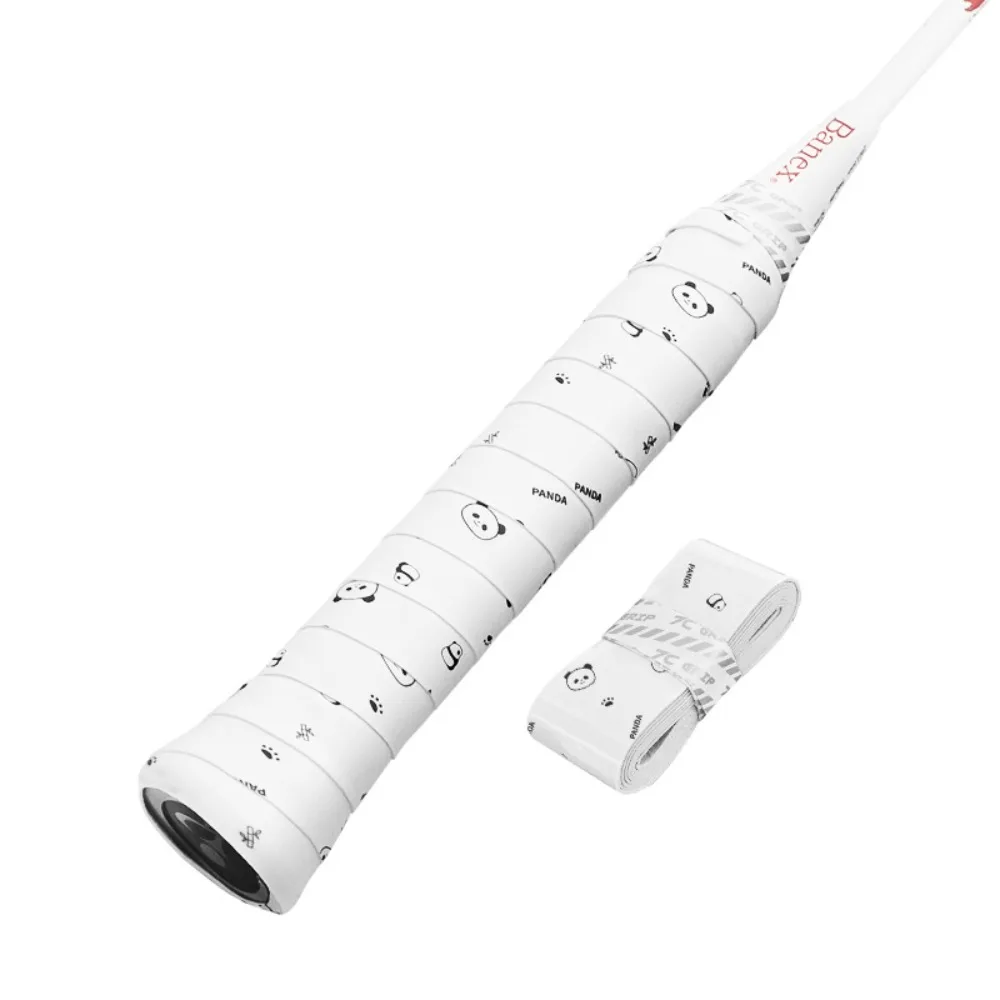 

Ручка для бадминтона с цветком панды, впитывающая пот, нескользящая повязка для бадминтона, ручка, липкая лента для ручки ракетки, спорт на открытом воздухе