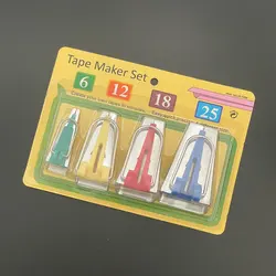 Set of 4 sizes Sewing Accessories Bias Tape Makers - 4 size 25mm 18mm 12mm 6mm Sewing Quilting Hemming Sewing Tools