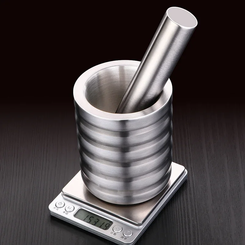 Stainless Steel Mills Spices Pepper Grinders Manual Pepper Mills Garlic Pestle Gadget Vijzel En Stamper Kitchen Tools