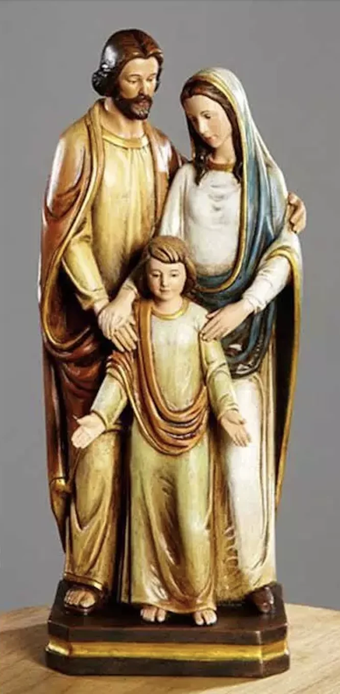 Our Blessed Holy Family Statue 12