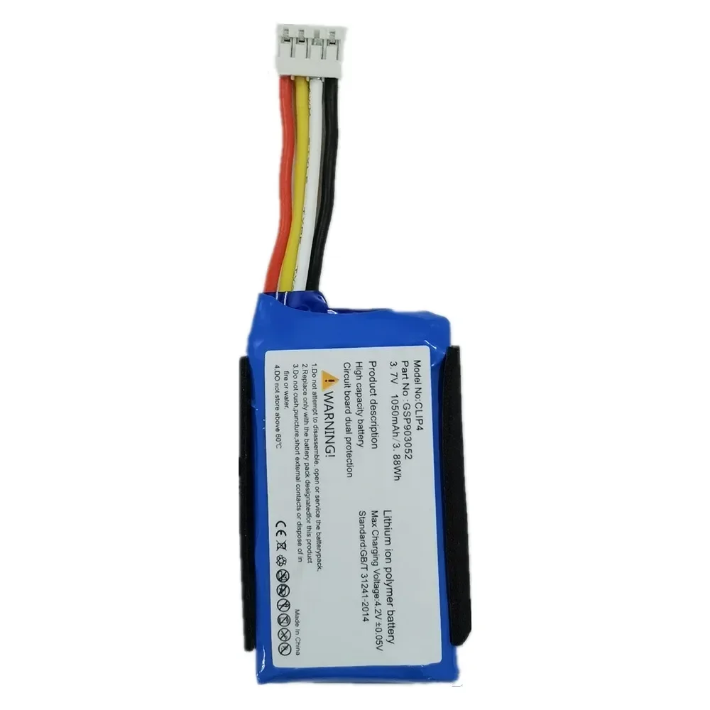 Nowa Oryginalna Bateria Bluetooth Do JBL Clip 4 Clip4 GSP903052 Bateria Głośnika 1050mAh Bateria Batteri Dostępna Od Ręki — zdjęcie produktu 2