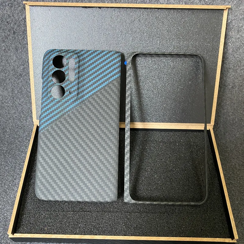 Real Carbon Fiber Case for Oppo Find N, Aramid Fiber, Ultra Thin Protective Cover, Finx3pro Phone Case