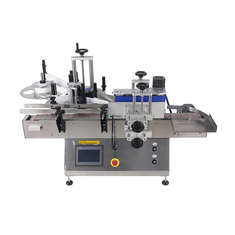 MT-130 Desktop Round Bottle Labeling Machine Jar Label Equipment Sticker Label Machine for Plastic Glass Bottle