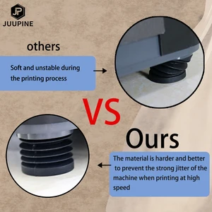 Nicht -Slip -Gummi -Schockkissen, universeller Fuß, Anti -Vibrationsfüße für Bambuslabor, 3D -Drucker, X1 -Serie und P1P 8 Hauptverkaufsschock x1 - №5