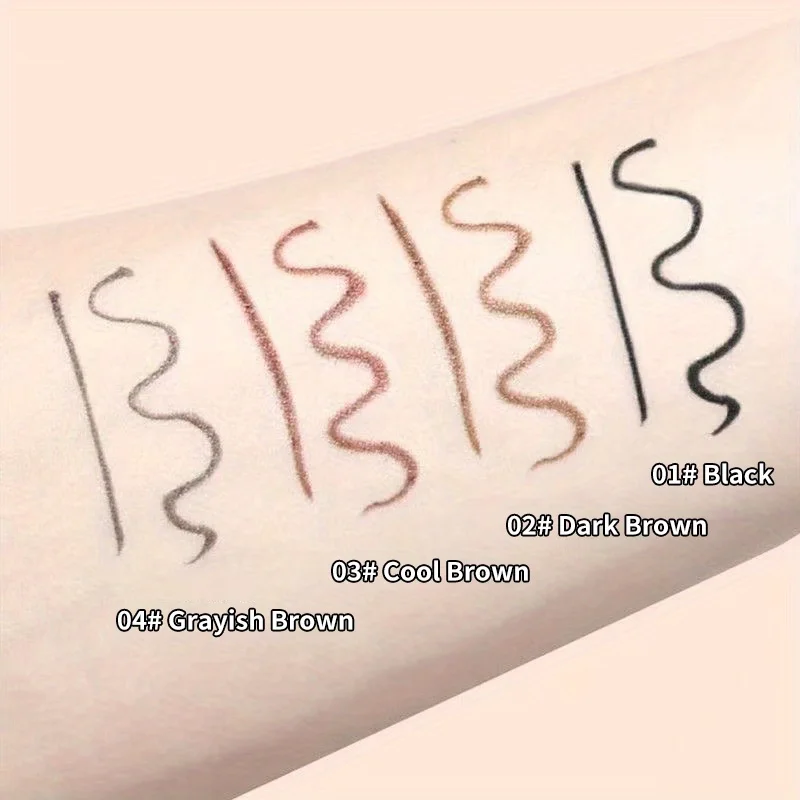 Ultra-fine Liquid Eyeliner Pen Long-term Waterproof Smudge-proof Easy Apply Eyeliner Non-stick Eyelashes Durable Fast Drying