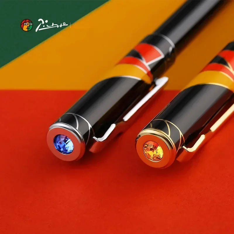 Pimio 80 Series Fountain Pen 10K Gold Fine Nib High end Luxury Business Pen Gift Stationery PK JINHAO Office School Supplies