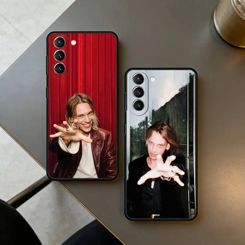 J-Jamie C-Campbell Bower  Phone Case Black Silicone Soft For Samsung S26,S25,S24,S23,S22,S21,S30,Ultra,Plus,Fe,Lite