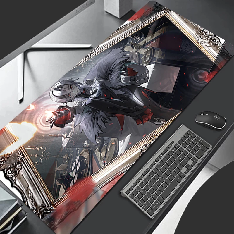 Genshin Impact Arlecchino Mousepad Anime Gaming Mouse Mat Gamer Locking Edge Computer Mouse Pad Office Pad table mat Mousepad