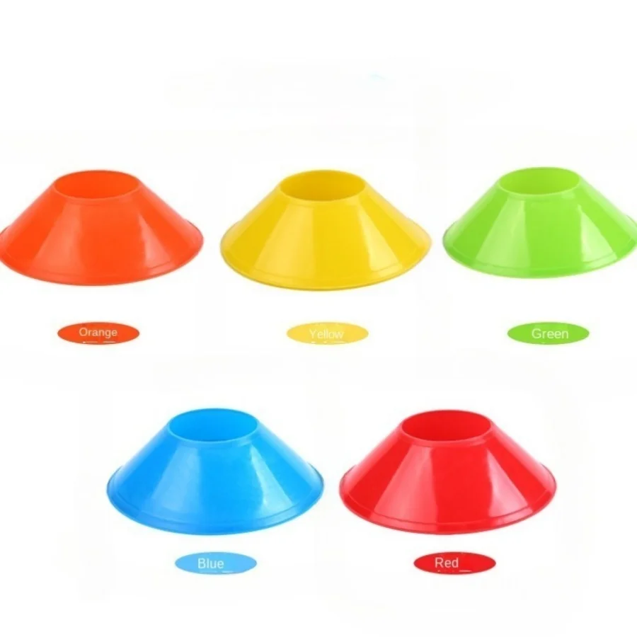 Soccer Training Sign Dish Pressure Resistant Cones Marker Discs Bucket Outdoor Basketball Football Training Sports Accessory