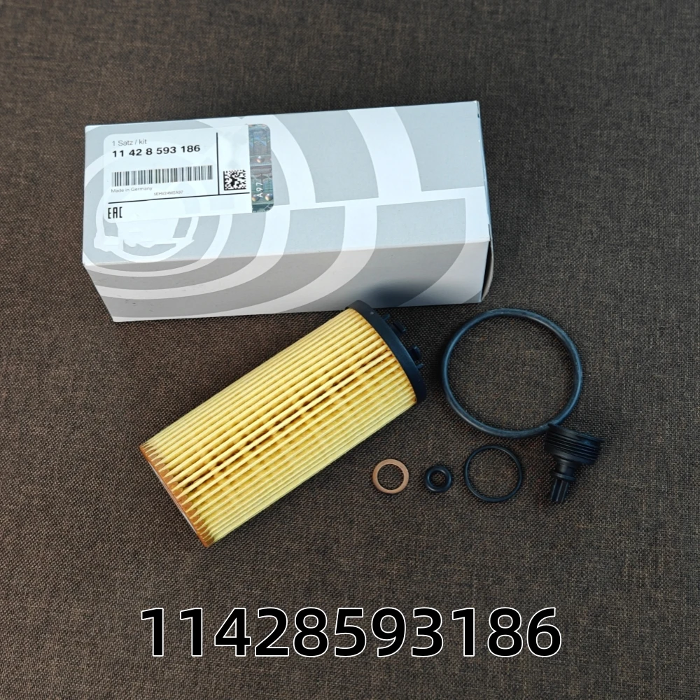 11428593186 Для BMW Mini X1 F48 M135i F40 X2 F39 F45 F56 F55 2018 2019 Масляный фильтр 11 42 8 593 186